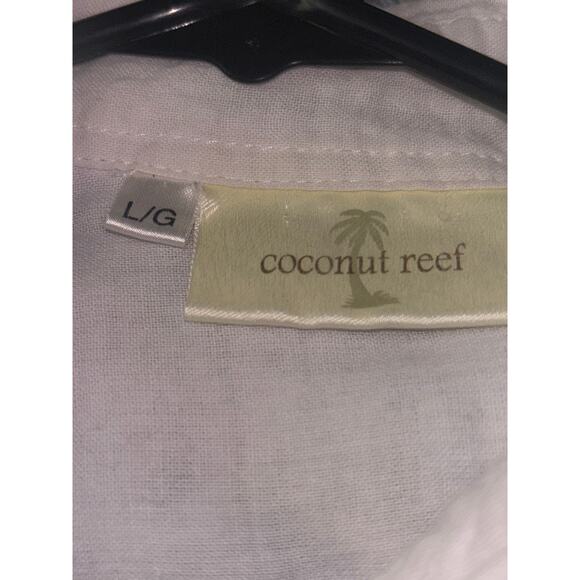 Coconut Reef L Painted Sea Turtles Coastal Grandma Nautical Beachy Cover Up - Picture 7 of 12